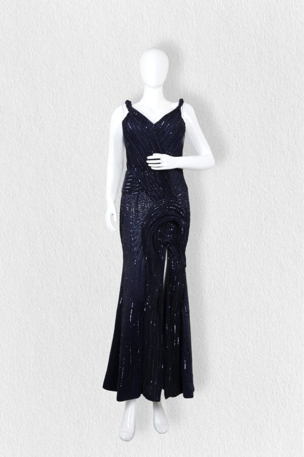 Midnight Majesty Sequin Gown