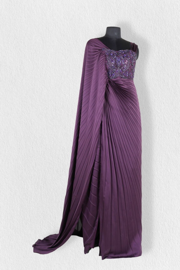 Royal Orchid Elegance Gown